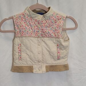 Genuine Kids From Oshkosh Floral Quilted Vest